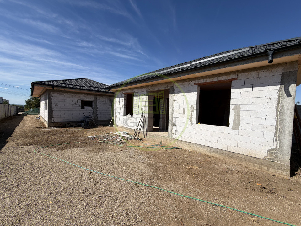 Casa la rosu pe  parter, 133mp utili, anexa 39mp, Carcea, zona profi