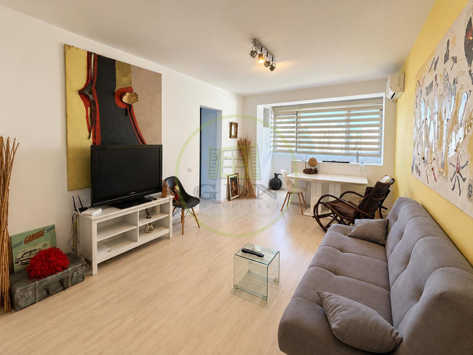 3 camere | 62 mp | Complet renovat și mobilat | Etaj 9/10 
