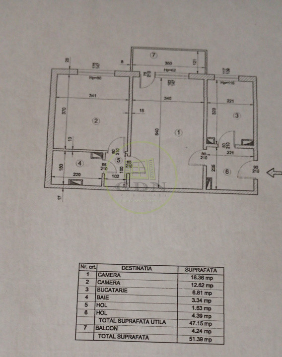 Apartament 2 camere | 53 mp utili | 96.000 € | Fundeni