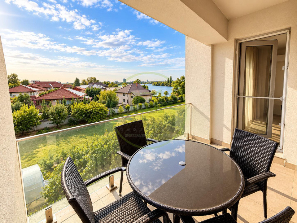 2 CAMERE PREMIUM | VEDERE LAC GRIVIȚA | 57 MP | 2 BĂI | DRESSING | BALCON 6 MP |