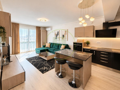2 CAMERE PREMIUM | VEDERE LAC GRIVIȚA | 57 MP | 2 BĂI | DRESSING | BALCON 6 MP |