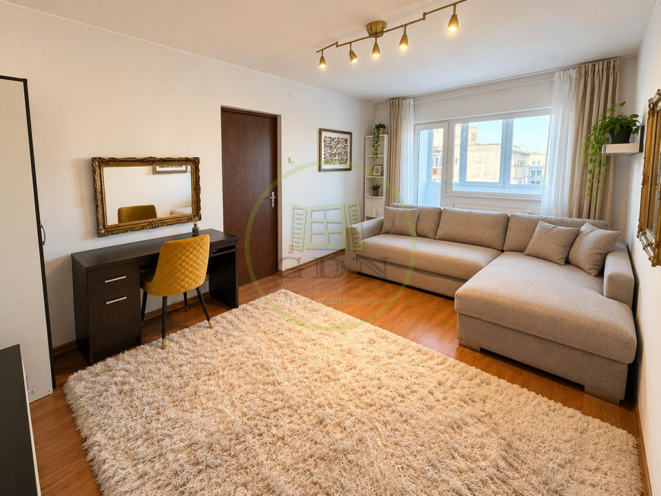 2 Camere Decomandat | Tineretului – Parc | 59 mp | Etaj 10 | Mobilat & Utilat 