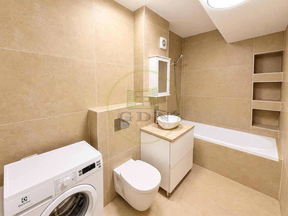 2 Camere | Prima Închiriere | Bloc 2024 | Balcon 8 MP | Parcare Subterană |