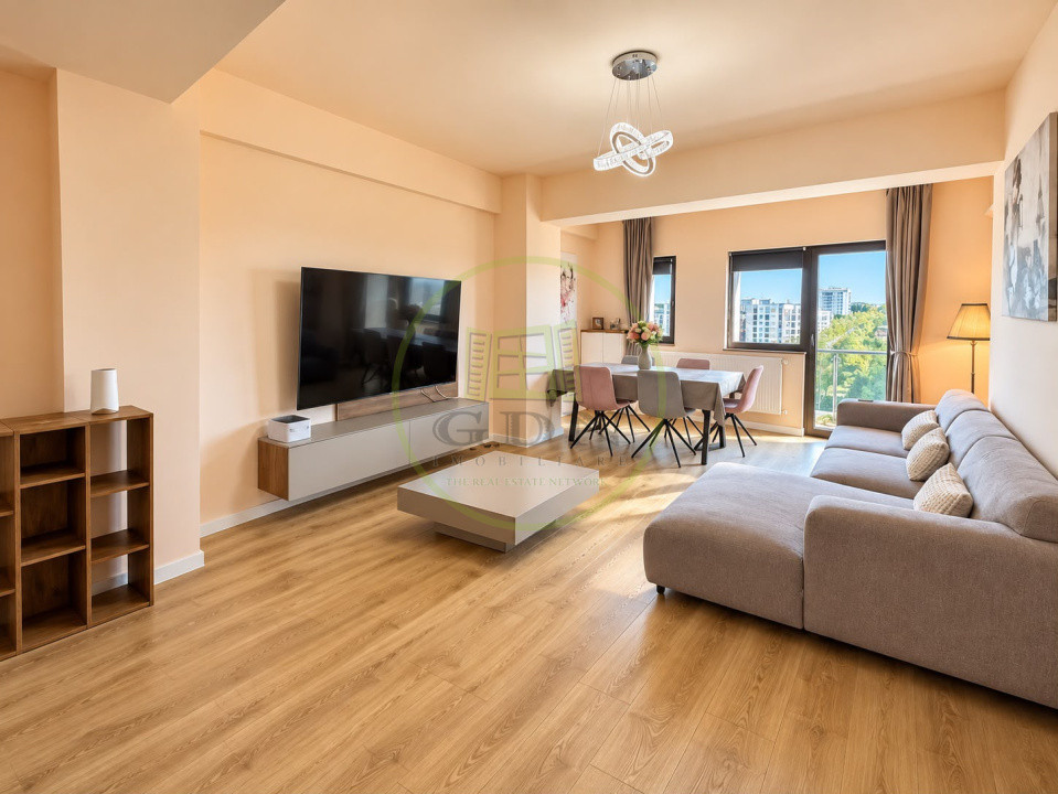Apartament cu 3 camere de închiriat | View spectaculos | 89 mp utili