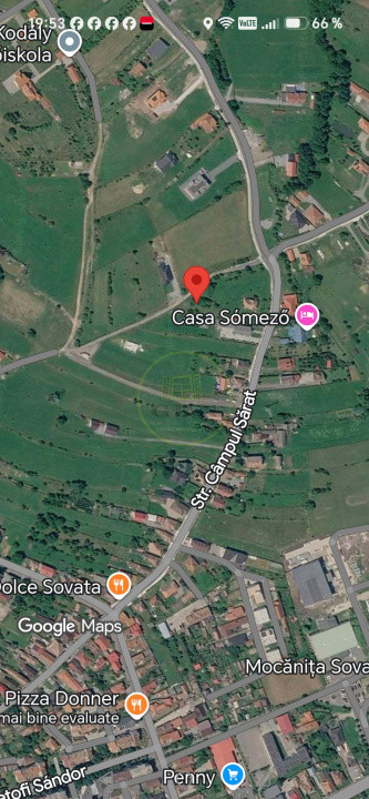 Teren de vânzare în Sovata. 1300 mp