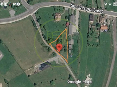 Teren de vânzare în Sovata. 1300 mp