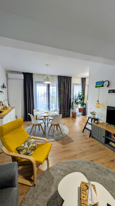 SIBIU, ZONA KOGĂLNICEANU, 55,20 mp, 2 CAMERE, LOGIE 13 MP, PARCARE SUBTERANĂ