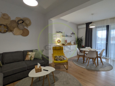 SIBIU, ZONA KOGĂLNICEANU, 55,20 mp, 2 CAMERE, LOGIE 13 MP, PARCARE SUBTERANĂ