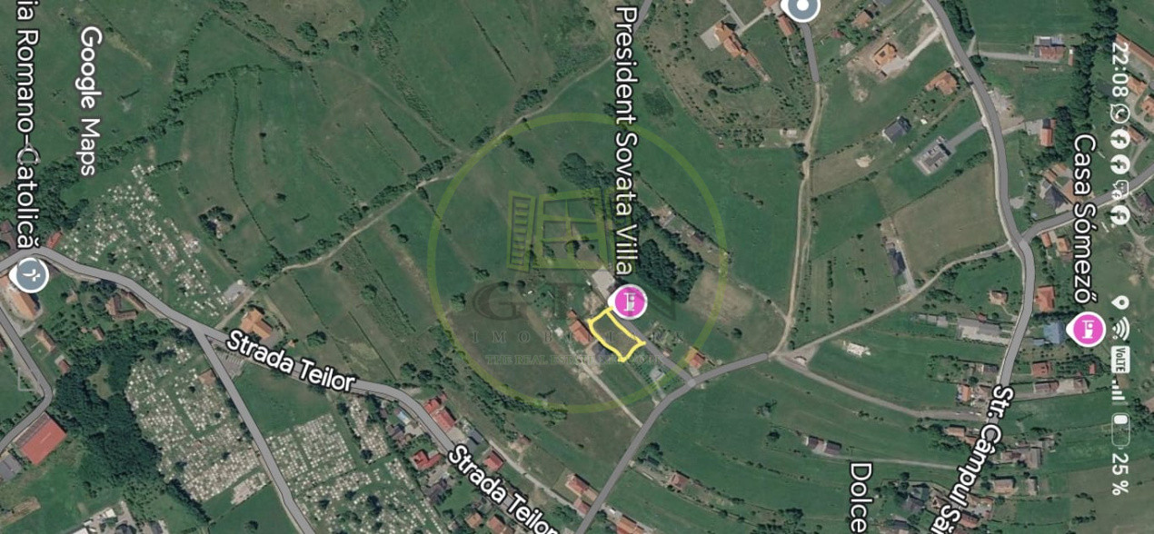 Teren de vânzare în Sovata - 1000 mp / Dealul Mestecănișului