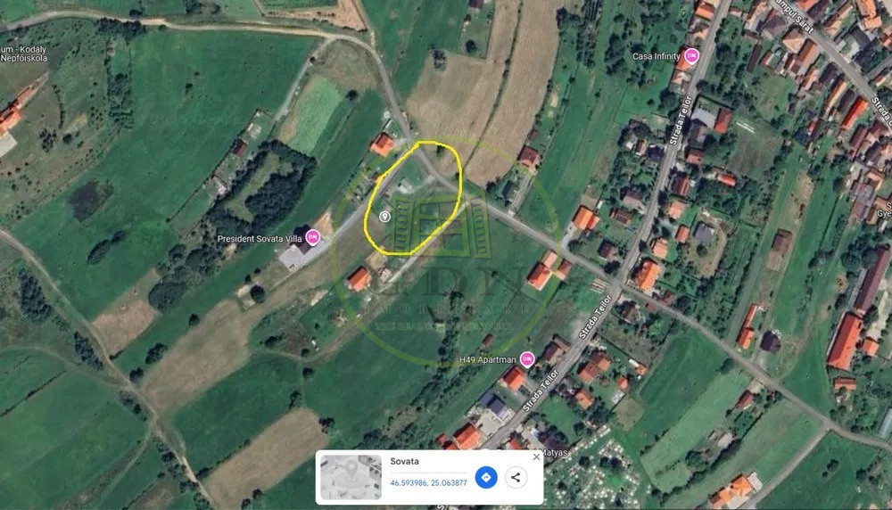 Teren de vânzare în Sovata - 1000 mp / Dealul Mestecănișului