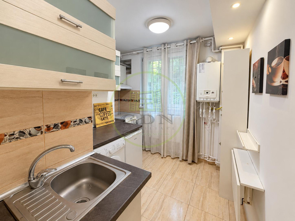 Garsonieră renovată integral în Floreasca | Centrală proprie | Boxă inclusă 