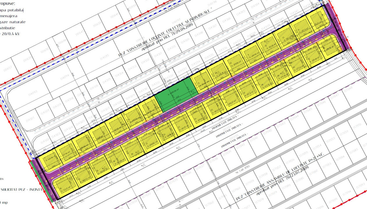 Teren intravilan Sânpetru-Brașov, Str. George Coșbuc, PUZ aprobat!