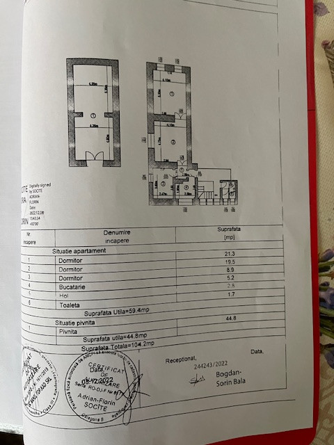 Apartament 3 camere 104,2mp utili situat În Centrul Vechi al Craiovei