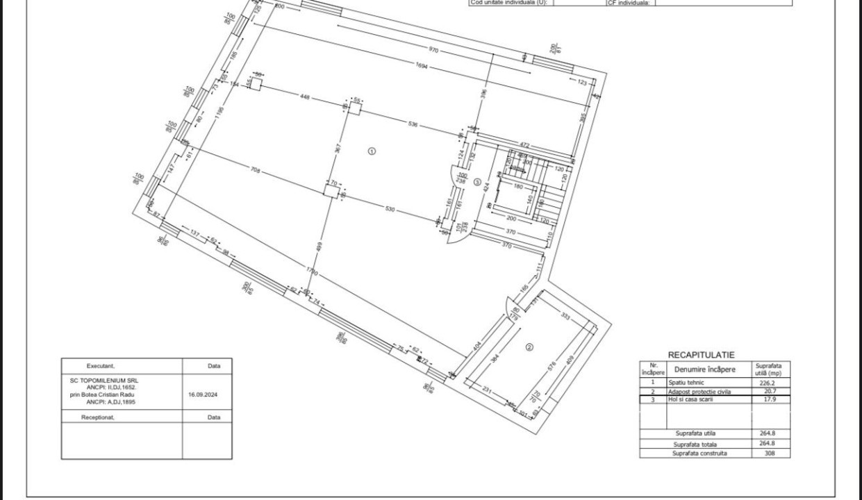 Spatiu comercial, 264.8 mp, constructie noua, Centru, Facultatea de Agronomie