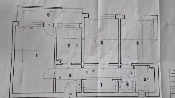 Apartament 3 camere, 71.6mp,  Cartier Valea Rosie, zona Piata