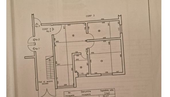 Apartament 3 camere, Bilateral , 67,75mp, cartier Lascar Catargiu, zona Stadion